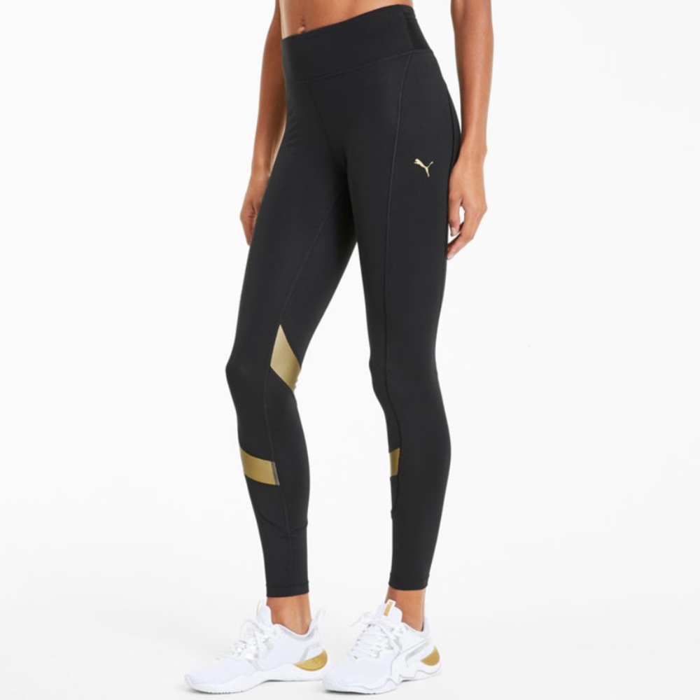 NEW Puma Metal Splash Eclipse Women's Training Workout Tights Size XS